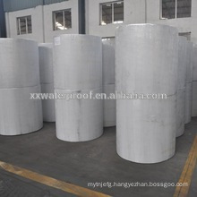 Nonwoven polyester support for bitumen membrane